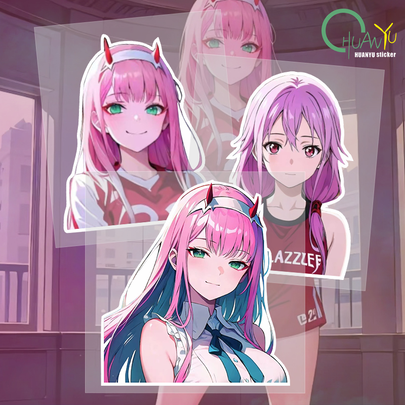 Gear Set Motorcycle - Creative JDM Japanese Anime Pink Girl