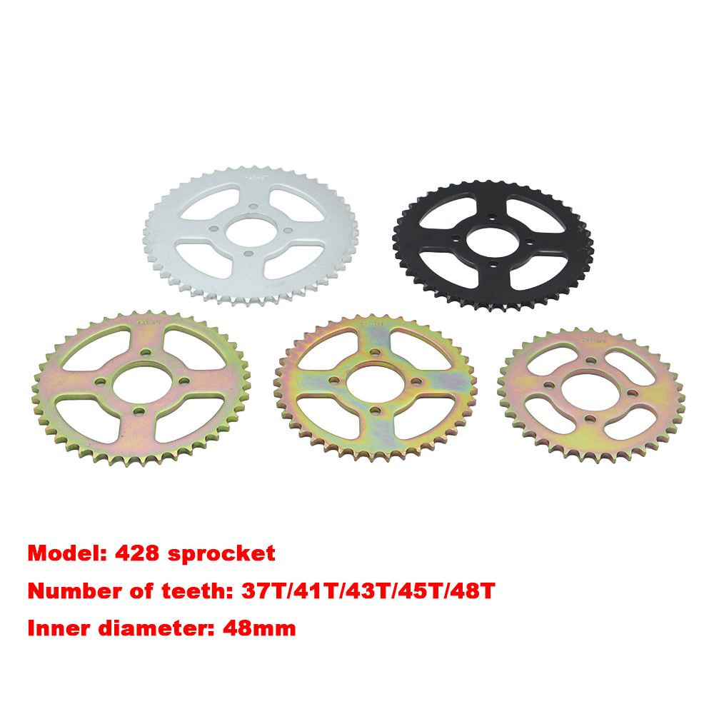 428 Sprocket 37T/41T/43T/45T/4 - đánh giá và giá Motorcycle Gear Ratio